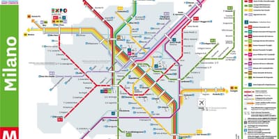 Milano centrale station mapa