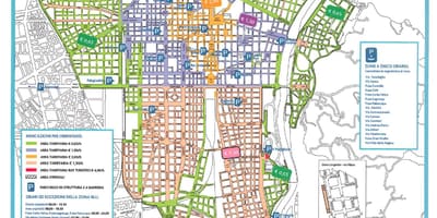 Mapa de milán aparcamiento 