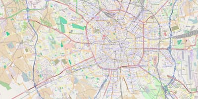 Mapa de milano rogoredo a la estación de tren