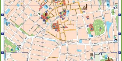 Milán, italia atracciones mapa